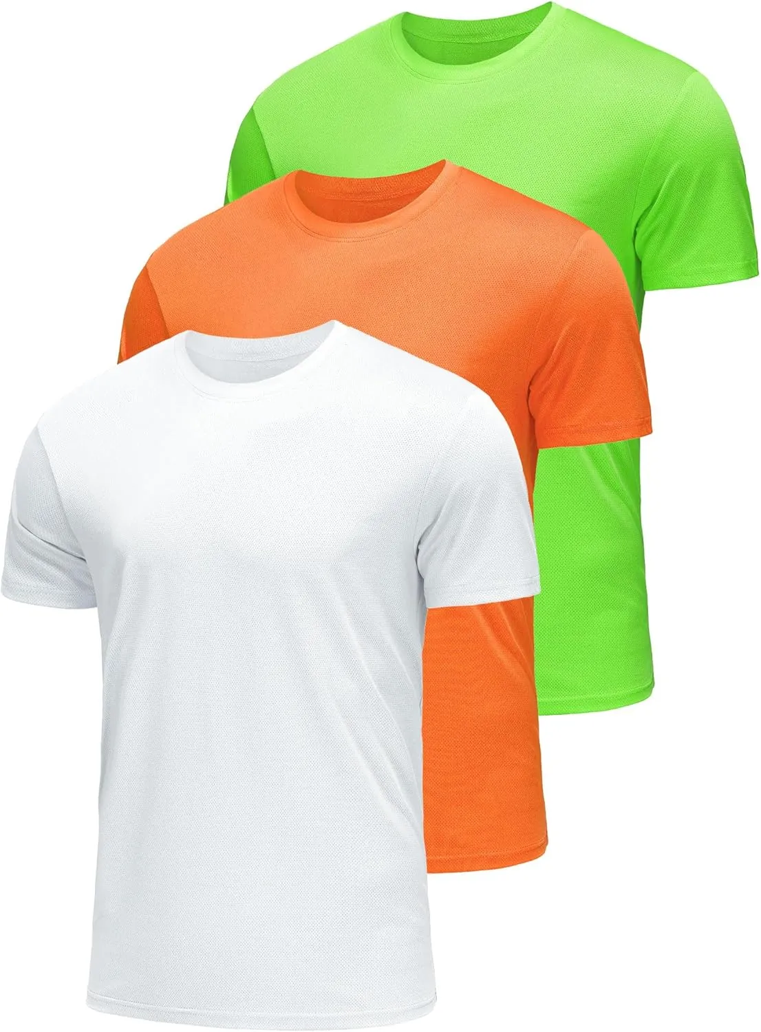 1 or 3 Pack Men's T-Shirts Dry Fit Gym Shirts Moisture Wicking Shirts for Men Workout Clothes Plain Tshirts