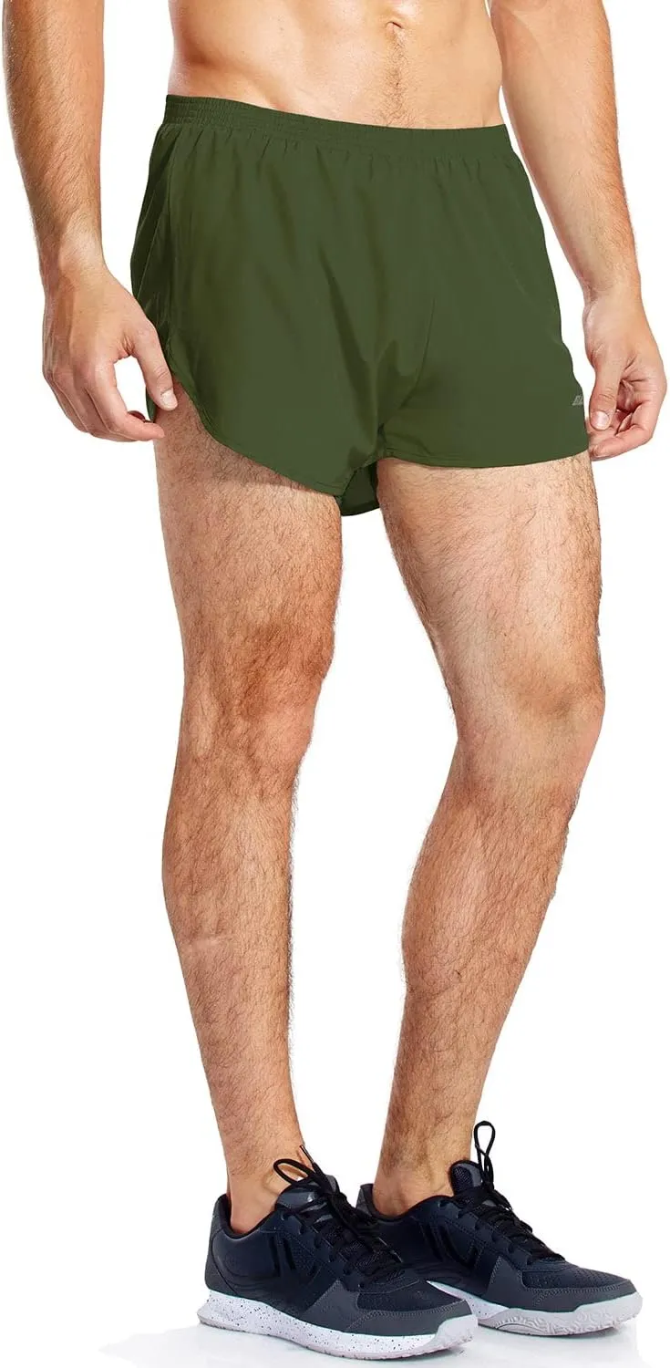 baleaf Men's 3” Running Shorts Gym Quick Dry Athletic Workout Pocket Lightweight Brief
