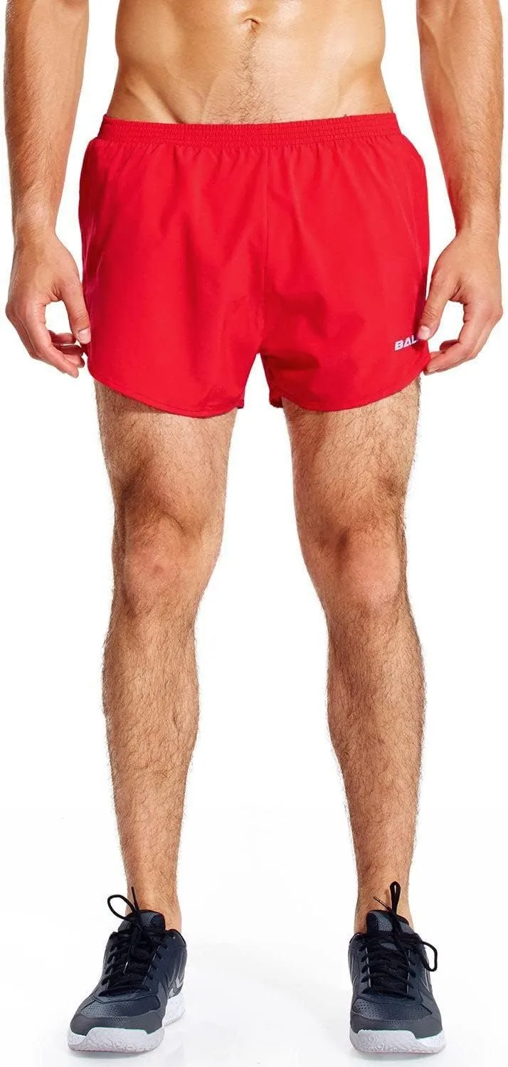baleaf Men's 3” Running Shorts Gym Quick Dry Athletic Workout Pocket Lightweight Brief