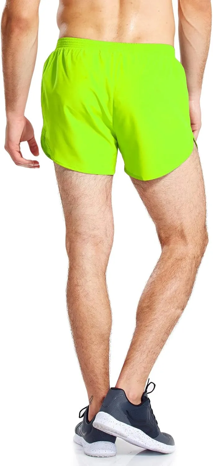 baleaf Men's 3” Running Shorts Gym Quick Dry Athletic Workout Pocket Lightweight Brief