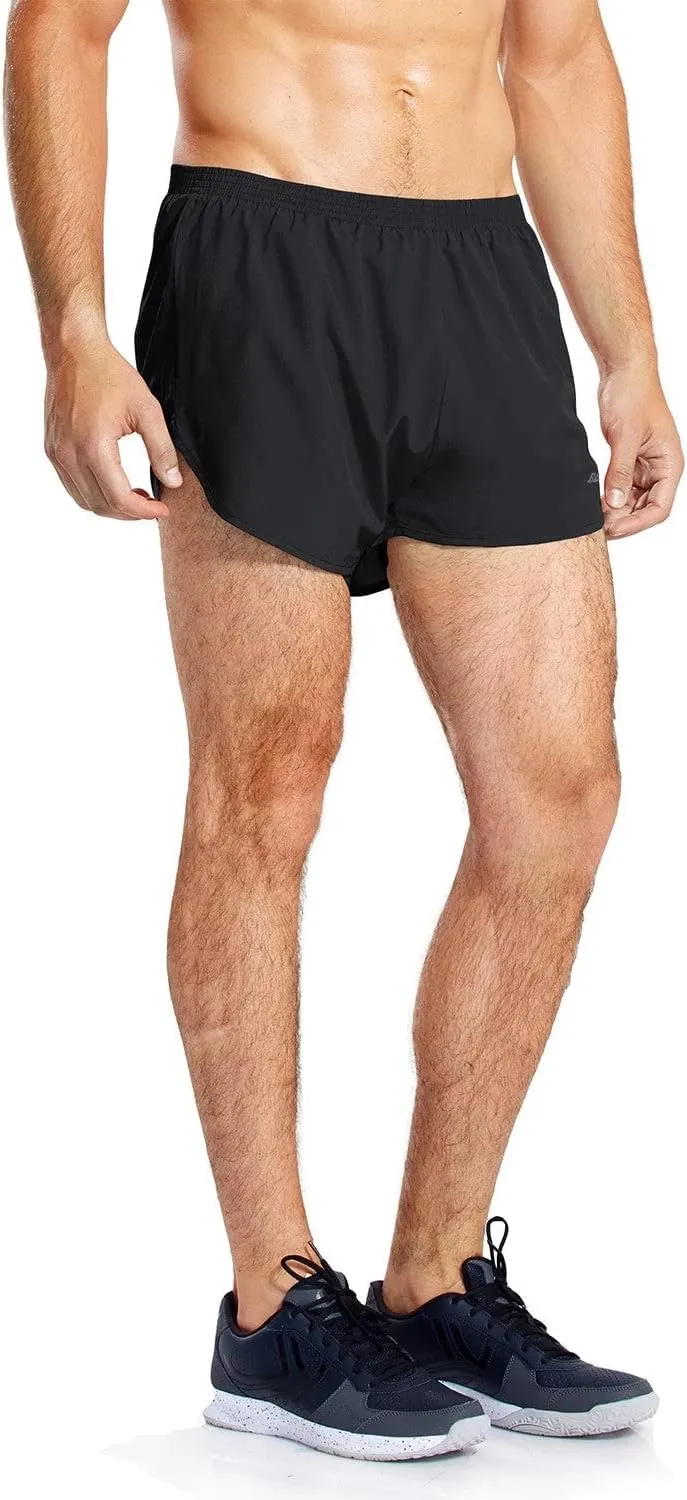baleaf Men's 3” Running Shorts Gym Quick Dry Athletic Workout Pocket Lightweight Brief