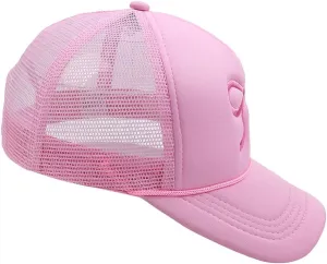 Bow-Tie Mesh Back Baseball Caps for Women Trendy Y2k Trucker Hats Dad Hat Sports Hat Breathable Snapback Hats 2025
