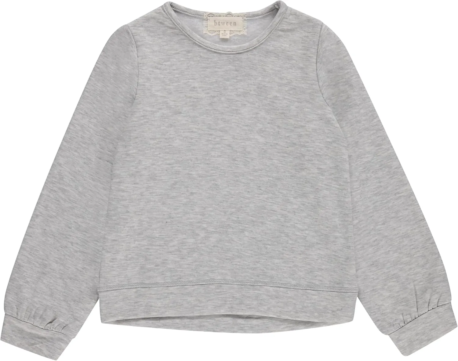 BTween Girls 3-Piece Crew Neck Fleece Sweatshirt Set Long Sleeve Cotton Blend Pullover, Soft and Comfortable, Sizes 4-12