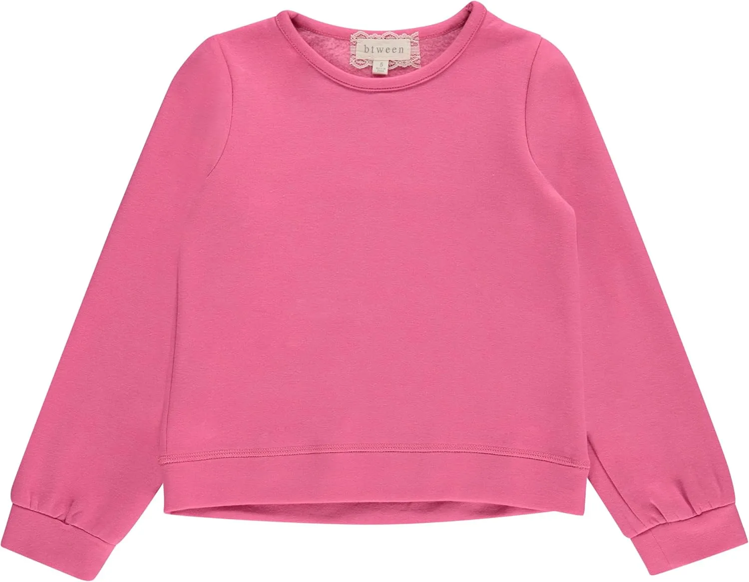 BTween Girls 3-Piece Crew Neck Fleece Sweatshirt Set Long Sleeve Cotton Blend Pullover, Soft and Comfortable, Sizes 4-12