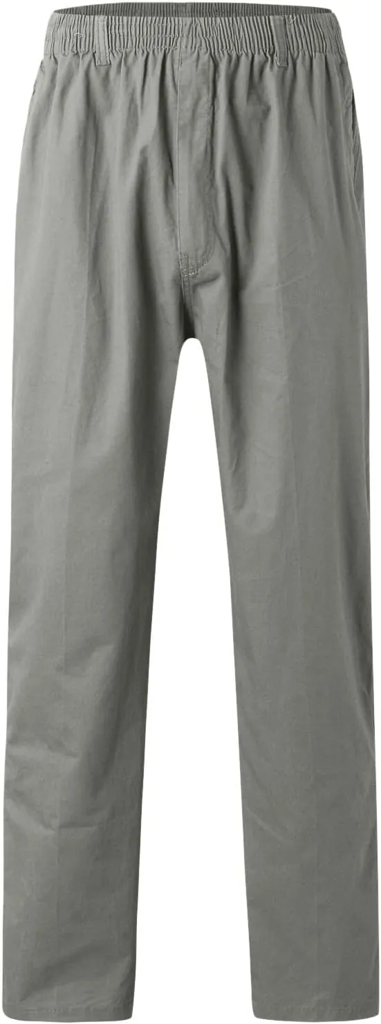 Cargo Pants for Men Relaxed Fit Elastic Bottom Men's Sports Fleece Jogger Pants Sweatpant for Men with Pockets Jogger