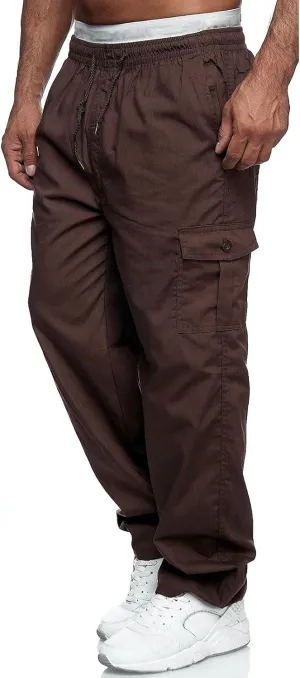 Cargo Pants for Men Relaxed Fit Mens Cargo Pants Comfortable Basic Pants Sport Daily Workout Pants Mens Baggy Joggers