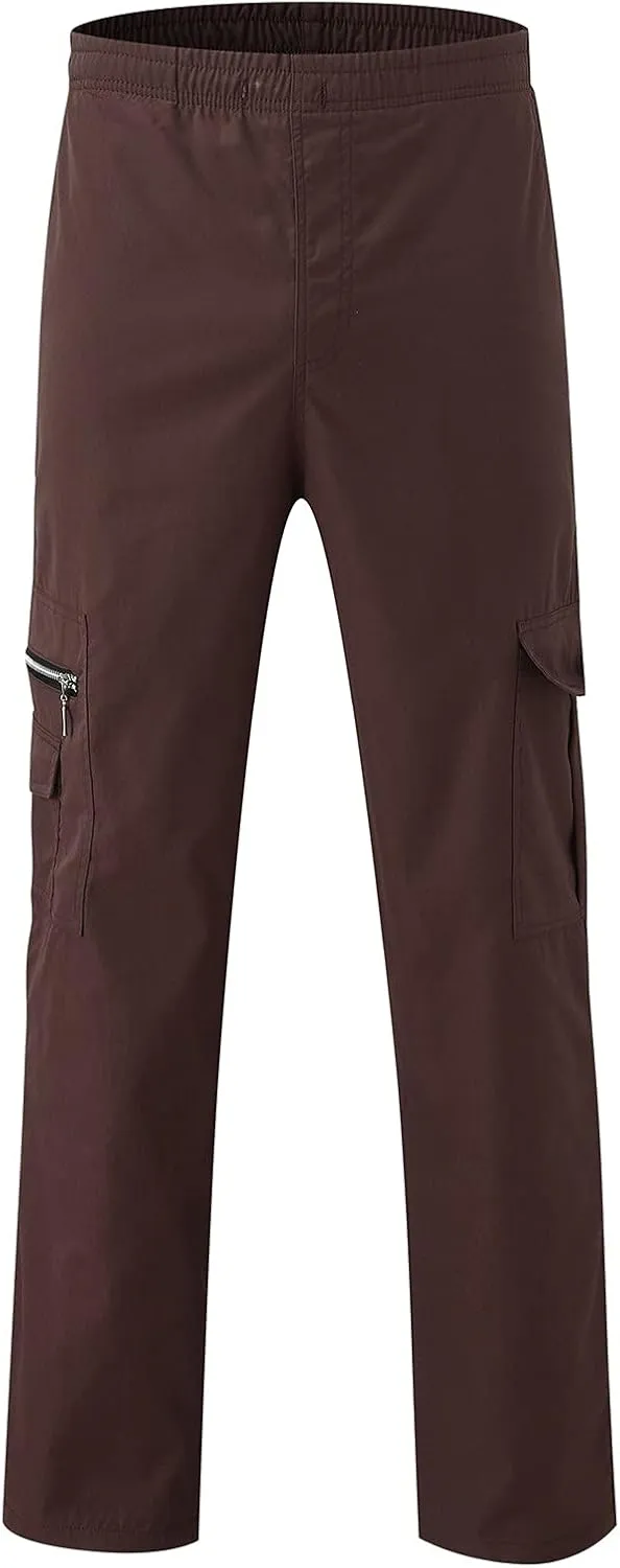 Cargo Pants for Men Relaxed Fit Mens Cargo Pants Comfortable Basic Pants Sport Daily Workout Pants Mens Baggy Joggers