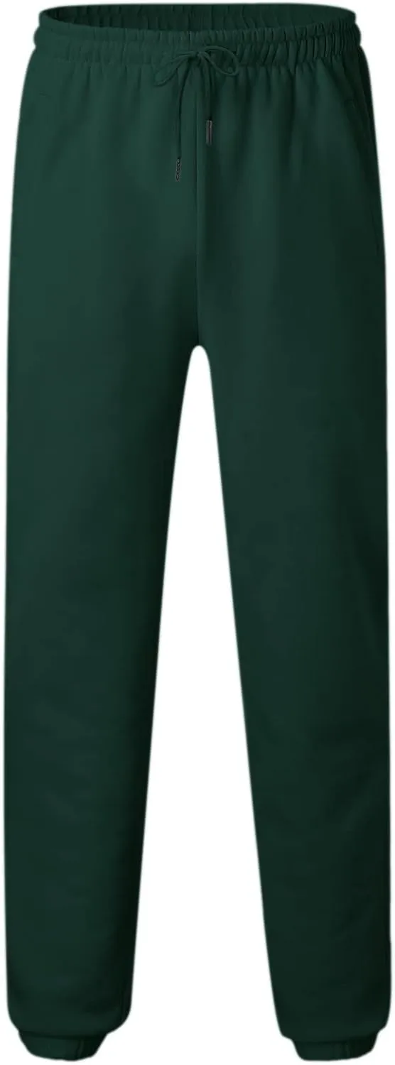 Cargo Pants for Men Relaxed Fit Pant Mens Fleece Active Athletic Workout Jogger Sweatpants for Men with Zipper Pocket