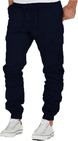 Cargo Pants for Men Relaxed Fit Sweatpants Stretch Elastic Running Athletic Cargo Sports Sweatpants for Men Men Pants