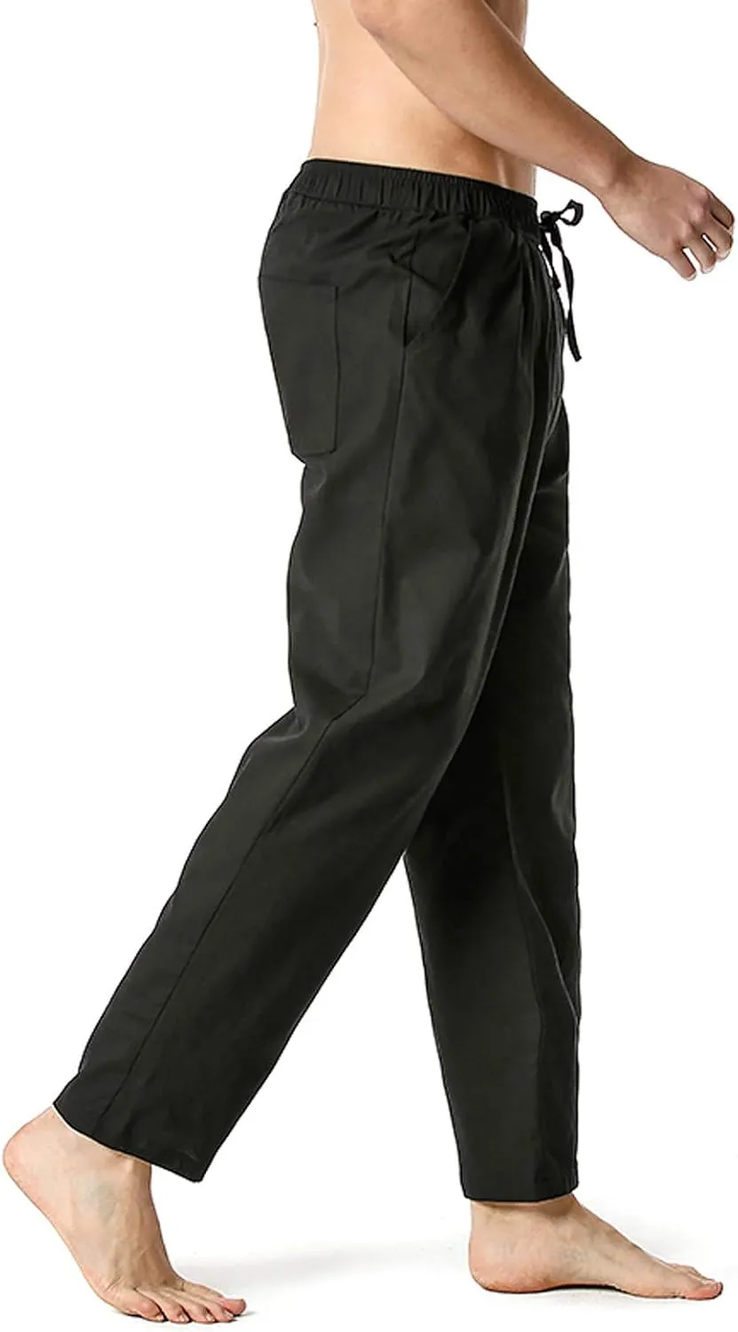 Cargo Pants for Men Relaxed Fit Winter High Street Fashion Leisure Loose Sports Running Solid Color Lace Up Glitter