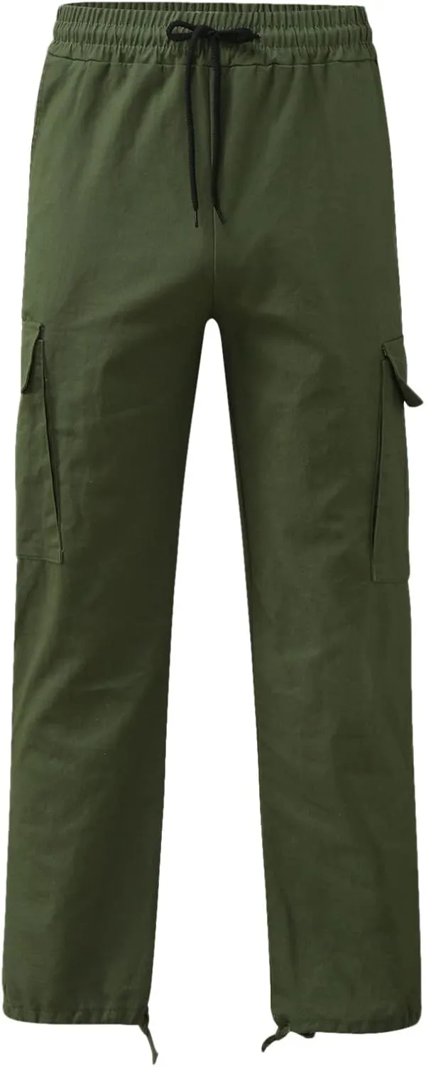 Cargo Pants for Men Work Relaxed Fit Men's Military Tactical Pants Big and Tall Hiking Trousers Baggy Workout Joggers