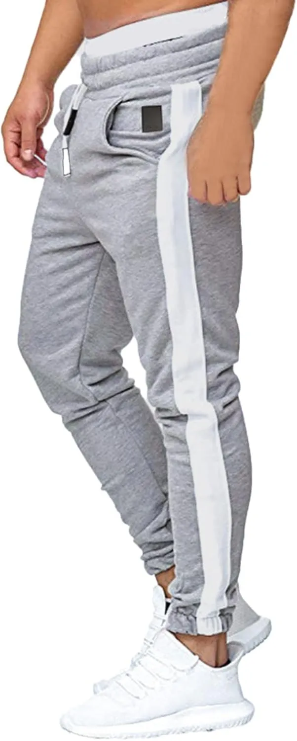 Cargo Sweatpants for Men Mens Lounge Pants for Men Baggy Men's Fleece Athletic Sweatpants Running Warm Slim Fit Baggy