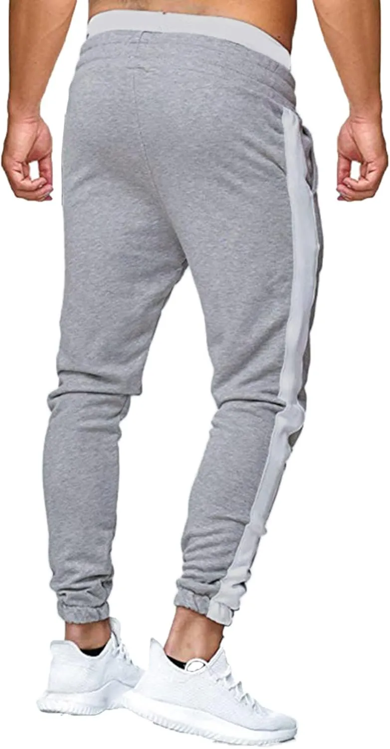 Cargo Sweatpants for Men Mens Lounge Pants for Men Baggy Men's Fleece Athletic Sweatpants Running Warm Slim Fit Baggy