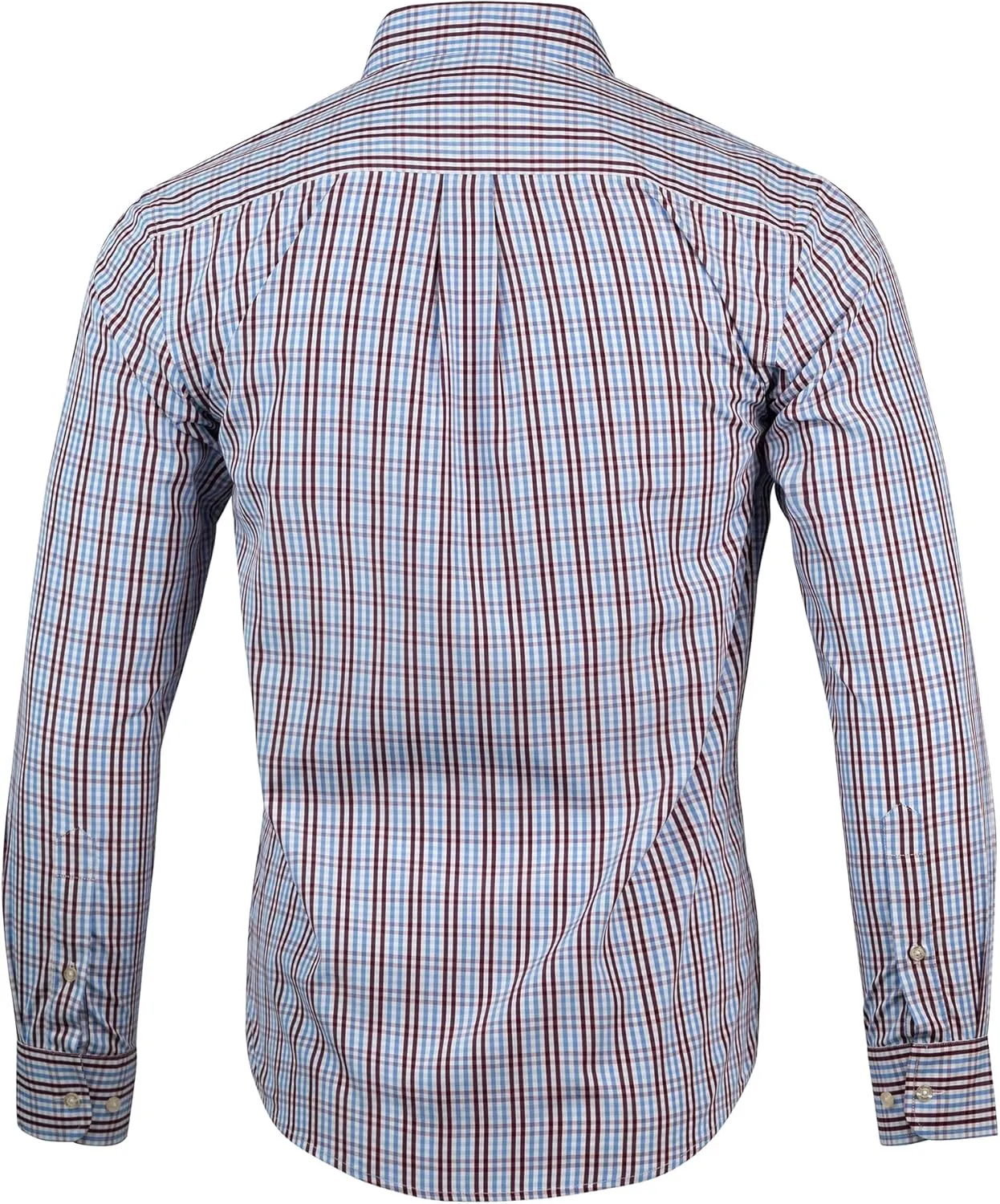 Chaps Slim Fit Long Sleeve Button Down Dress Shirts for Men - Wrinkle Free Long Sleeve Shirt Mens Formal 4-Way Stretch