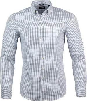 Chaps Slim Fit Long Sleeve Button Down Dress Shirts for Men - Wrinkle Free Long Sleeve Shirt Mens Formal 4-Way Stretch