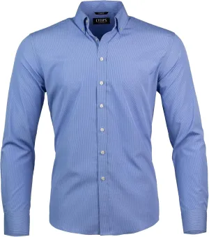 Chaps Slim Fit Long Sleeve Button Down Dress Shirts for Men - Wrinkle Free Long Sleeve Shirt Mens Formal 4-Way Stretch