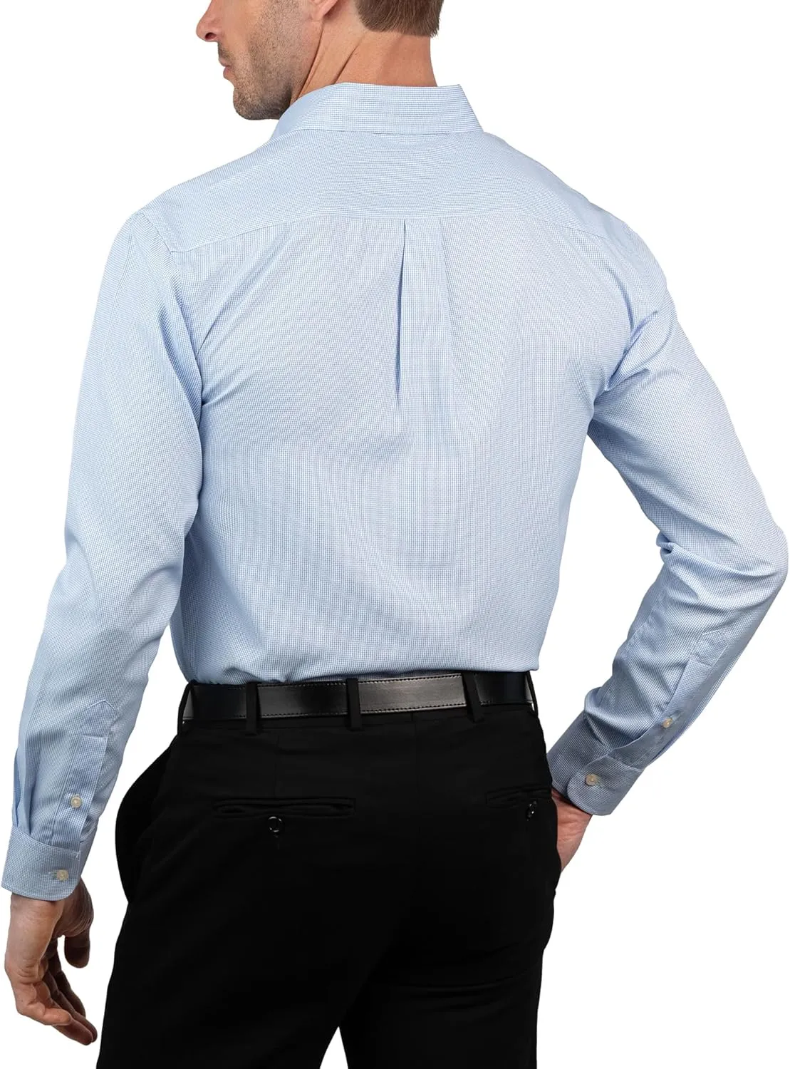 Chaps Slim Fit Long Sleeve Button Down Dress Shirts for Men - Wrinkle Free Long Sleeve Shirt Mens Formal 4-Way Stretch
