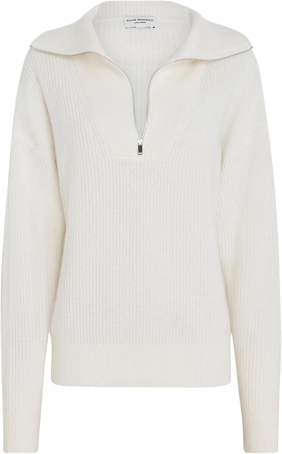 Club Monaco Women's Cashmere Quarter Zip