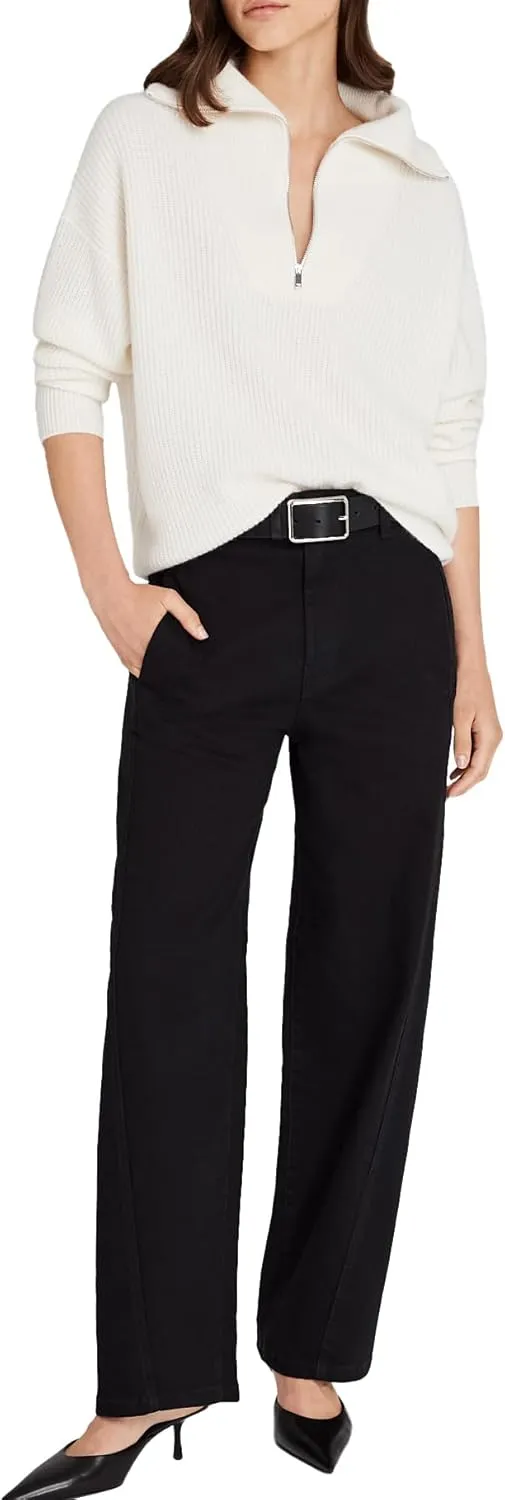Club Monaco Women's Cashmere Quarter Zip