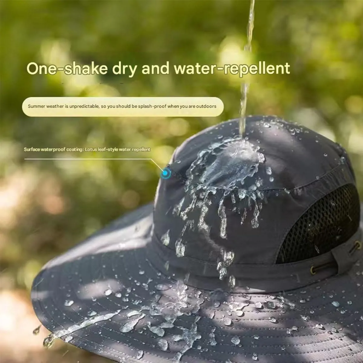 Colitt Fishing Hat, 2025 New Ultralight Solar Fan Sun Hat Powered, Bucket Wide Panel Brim Sombrero Hats Men in Outdoor