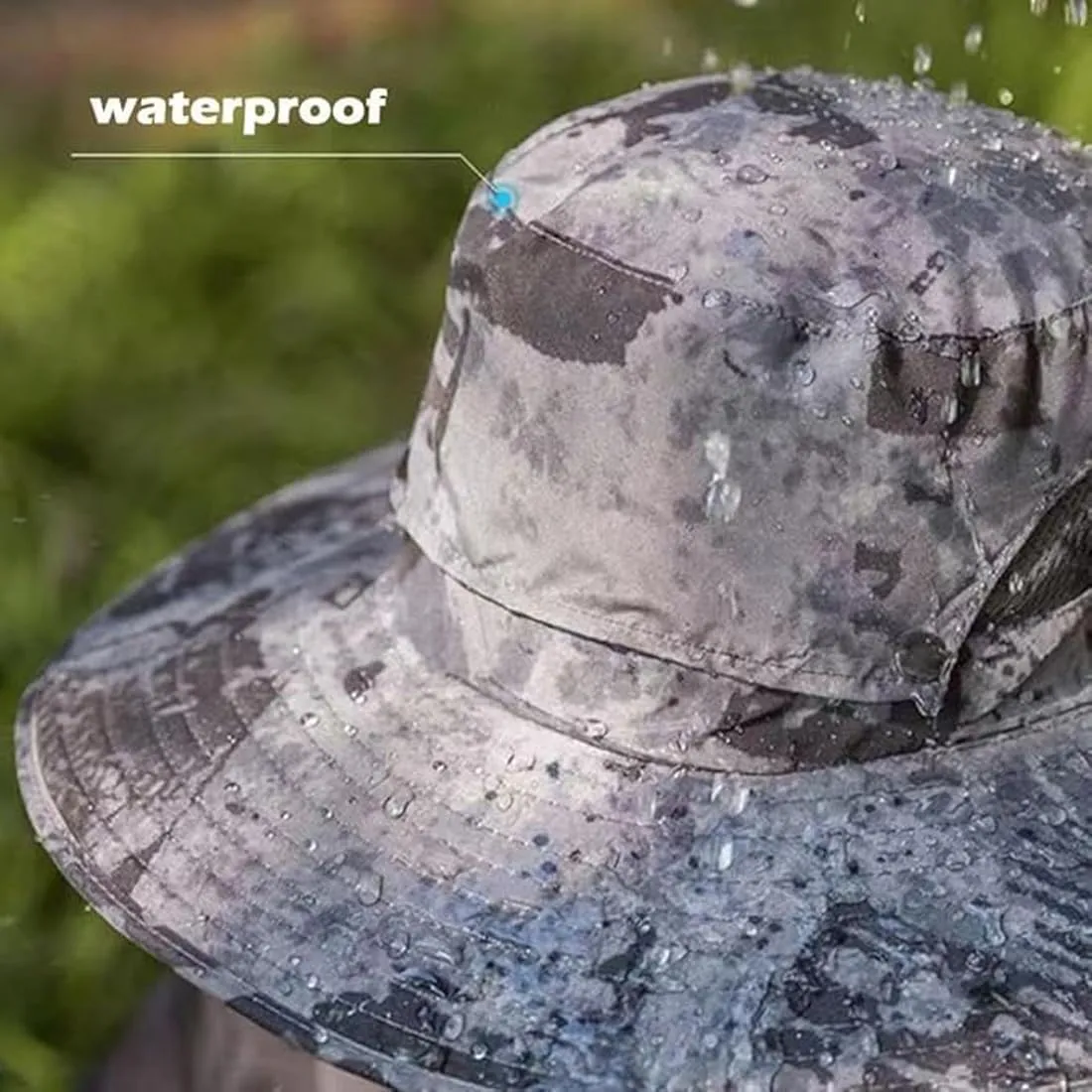 Colitt Fishing Hat,Lightweight Waterproof Wide Brim Sun Hat,UPF 50  UV Protection,Cooling & Breathable,for Cycling,Traveling
