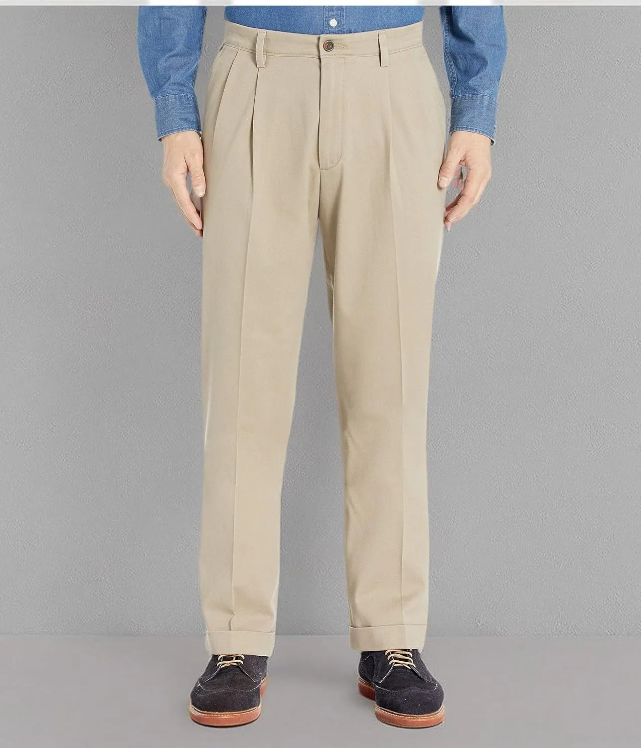 Dockers Men's Relaxed Fit Easy Khaki Pants - Pleated