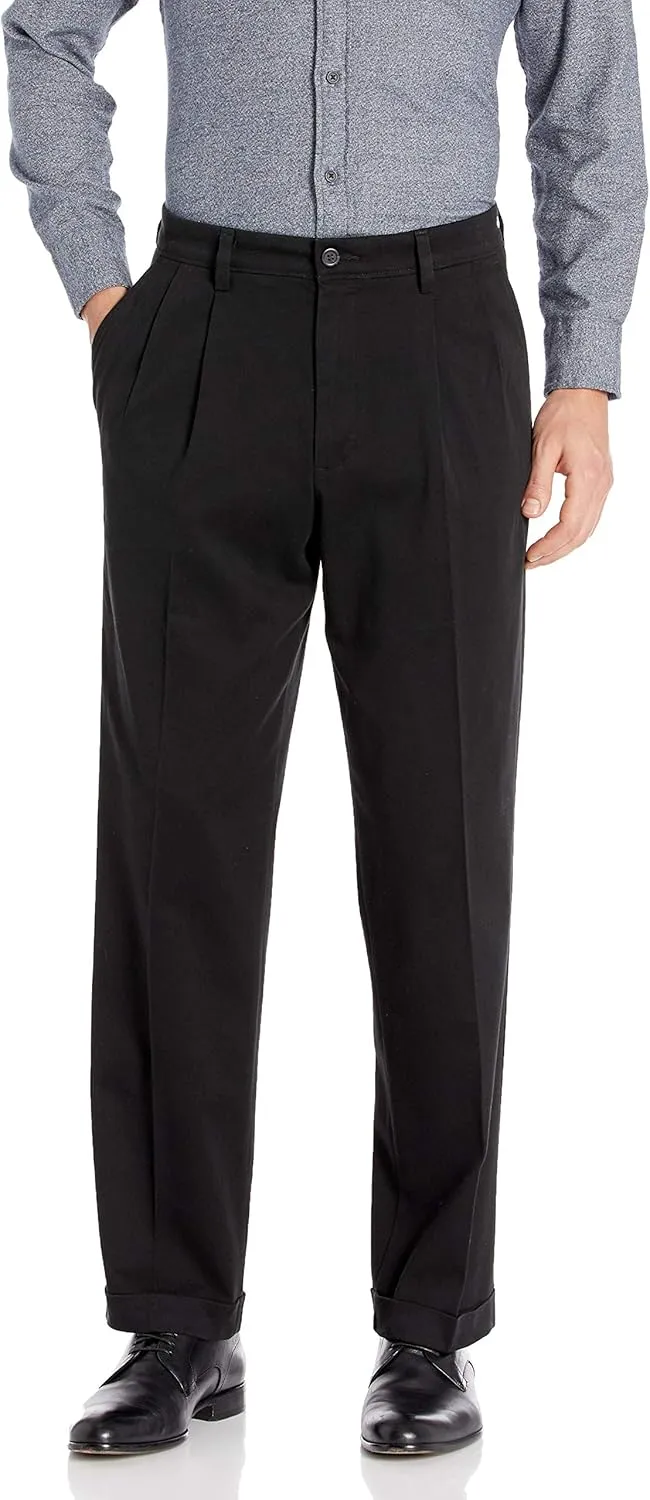 Dockers Men's Relaxed Fit Easy Khaki Pants - Pleated