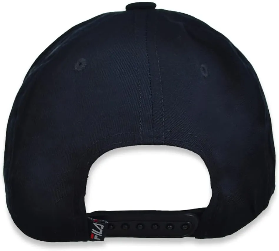 FILA Speed Logo Cotton Twill Adjustable Snapback Hat