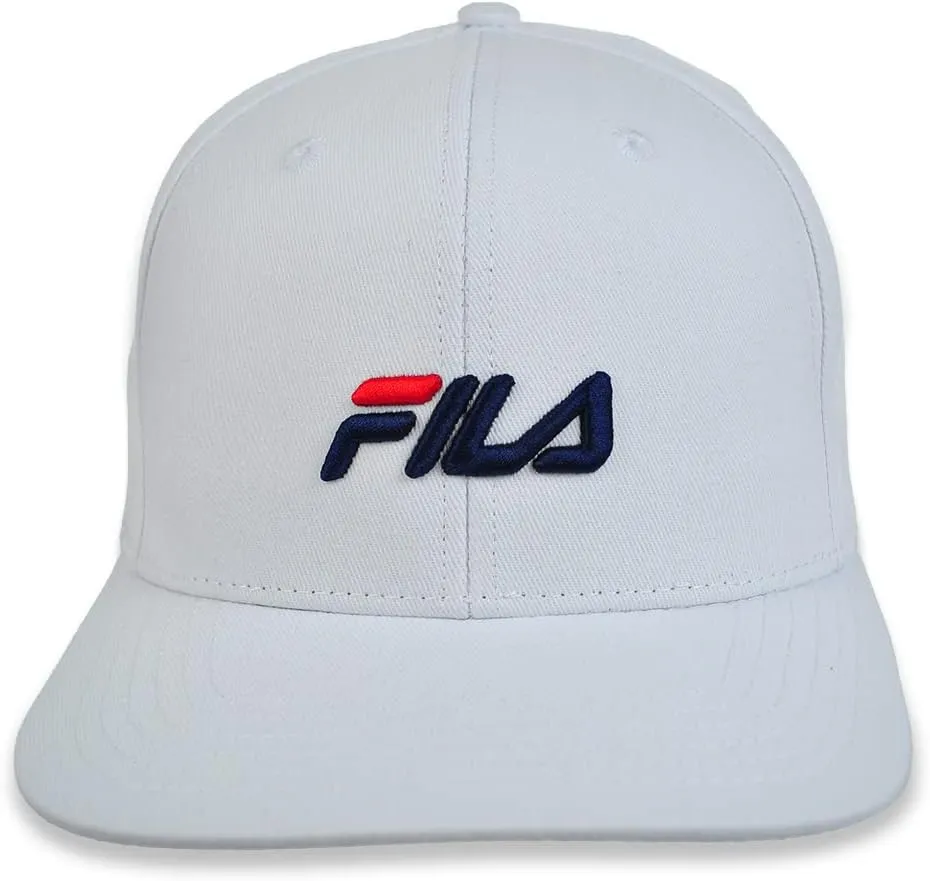 FILA Speed Logo Cotton Twill Adjustable Snapback Hat