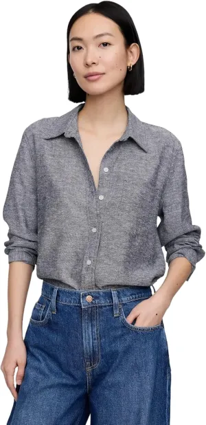 GAP Women's Linen Easy Shirt