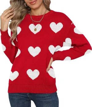 Jouica Women's Fall Lightweight Sweater Knit Casual Pullovers Sweaters for Women