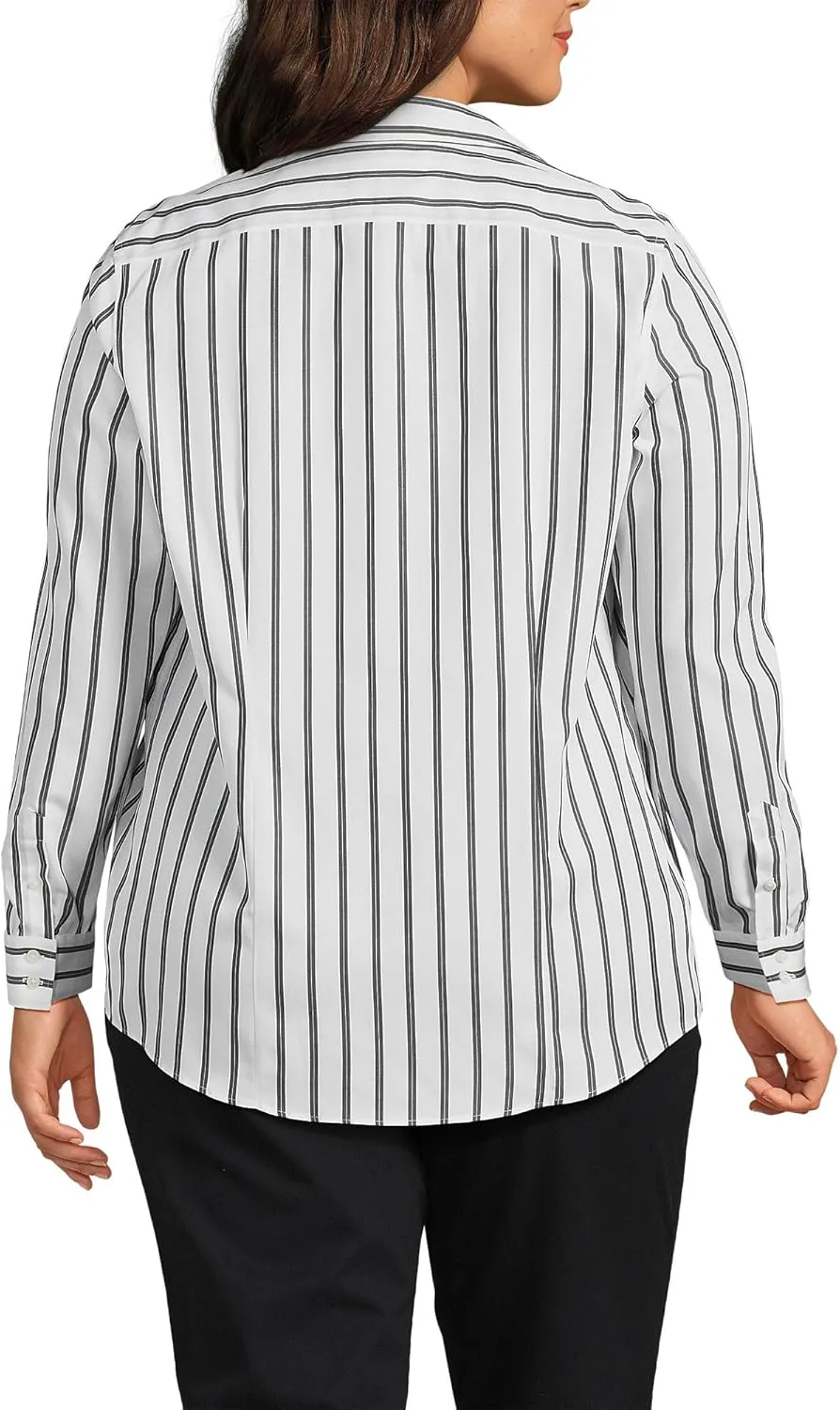 Lands' End Women's Pinwale Cord Long Sleeve Shirt