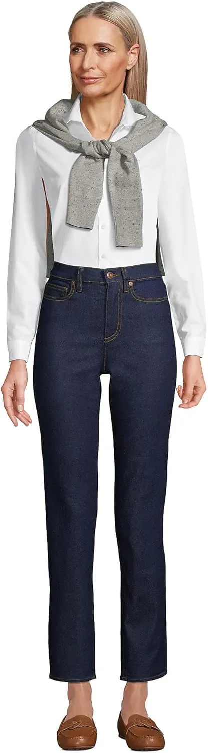 Lands' End Women's Pinwale Cord Long Sleeve Shirt