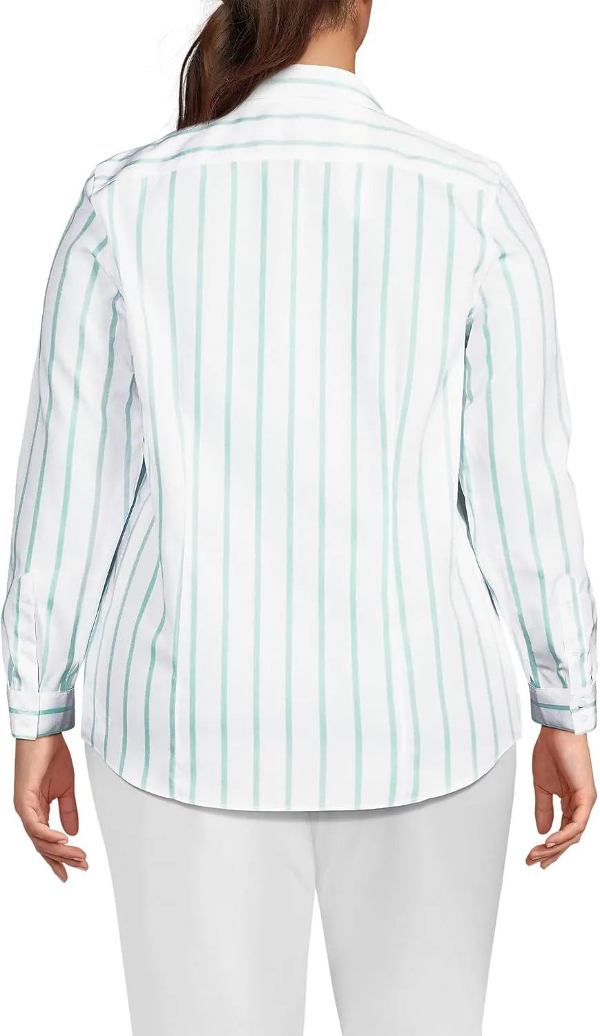 Lands' End Women's Pinwale Cord Long Sleeve Shirt