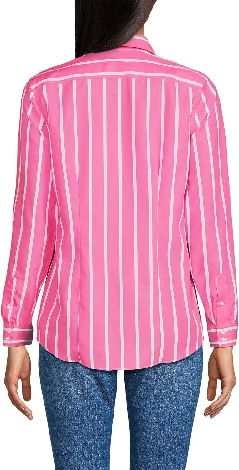 Lands' End Women's Pinwale Cord Long Sleeve Shirt