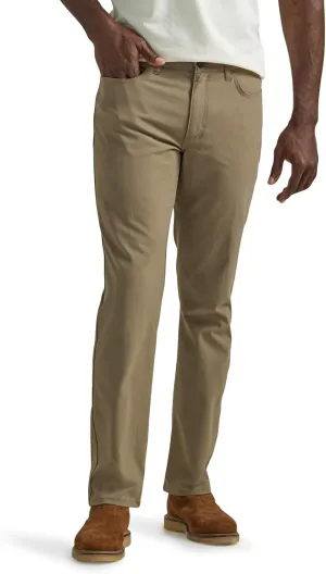 Lee Men's Extreme Motion 5 Pocket Synthetic Straight Pant