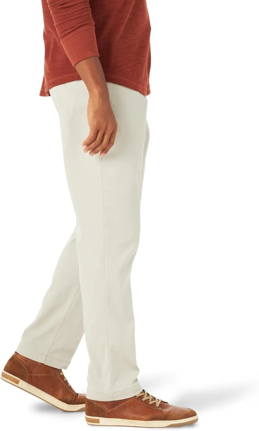 Lee Men's Extreme Motion Flat Front Relaxed Taper Pant