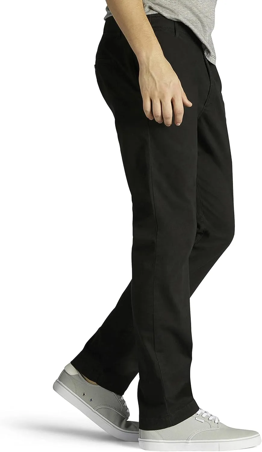 Lee Men's Extreme Motion Flat Front Slim Straight Pant