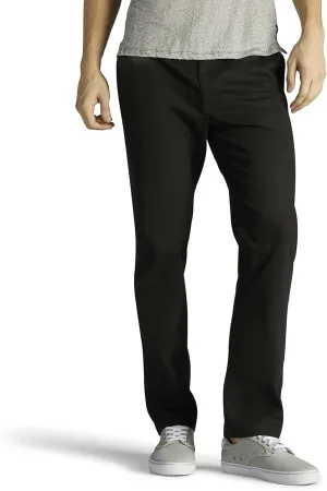 Lee Men's Extreme Motion Flat Front Slim Straight Pant