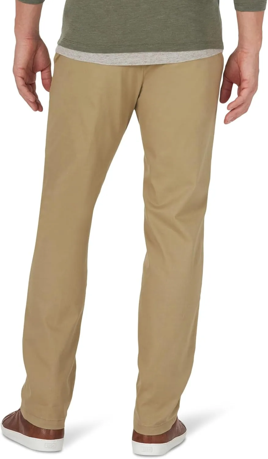 Lee Men's Extreme Motion Flat Front Slim Straight Pant