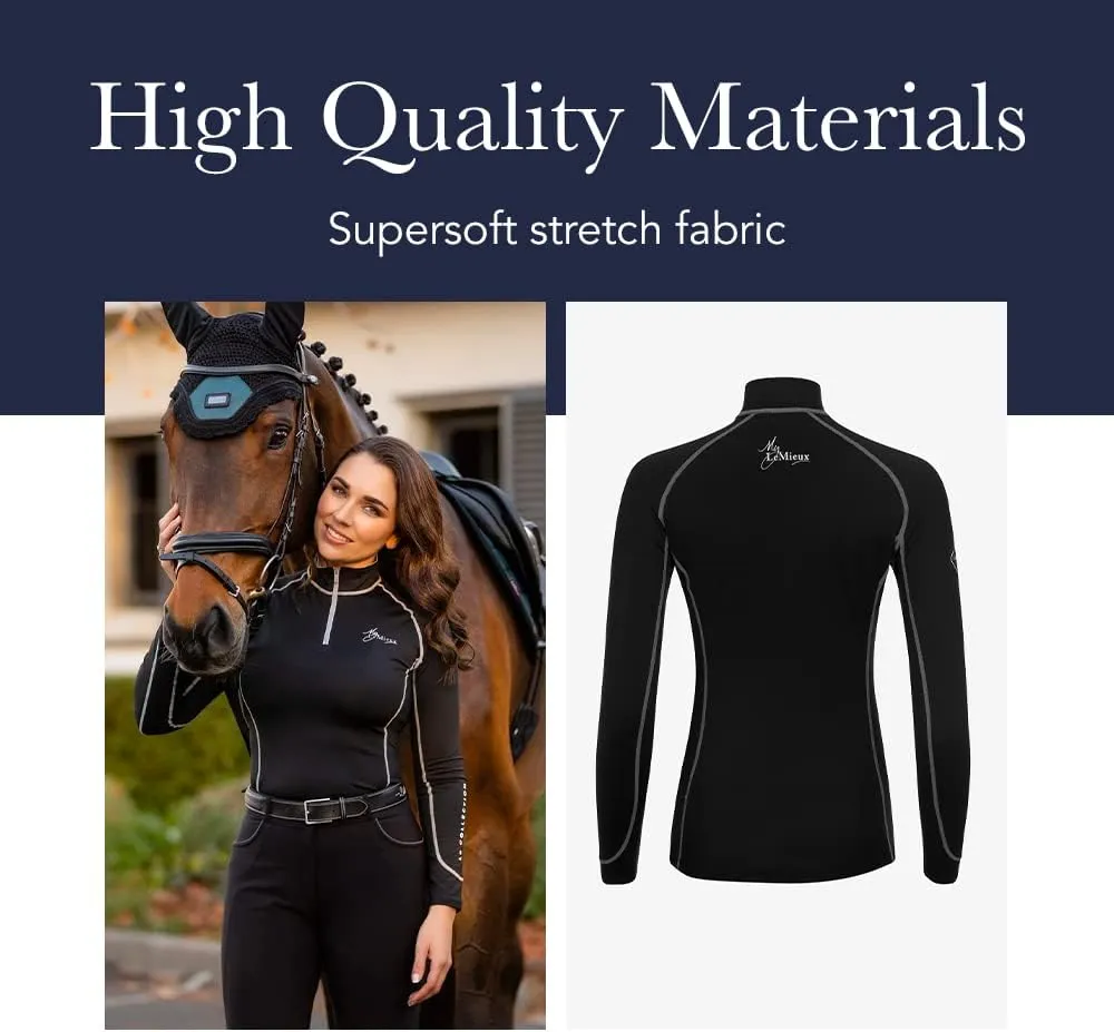 LeMieux Women’s Base Layer Top - Athletic Thermal Shirts - Equestrian Apparel & Gear for Horseback Riding