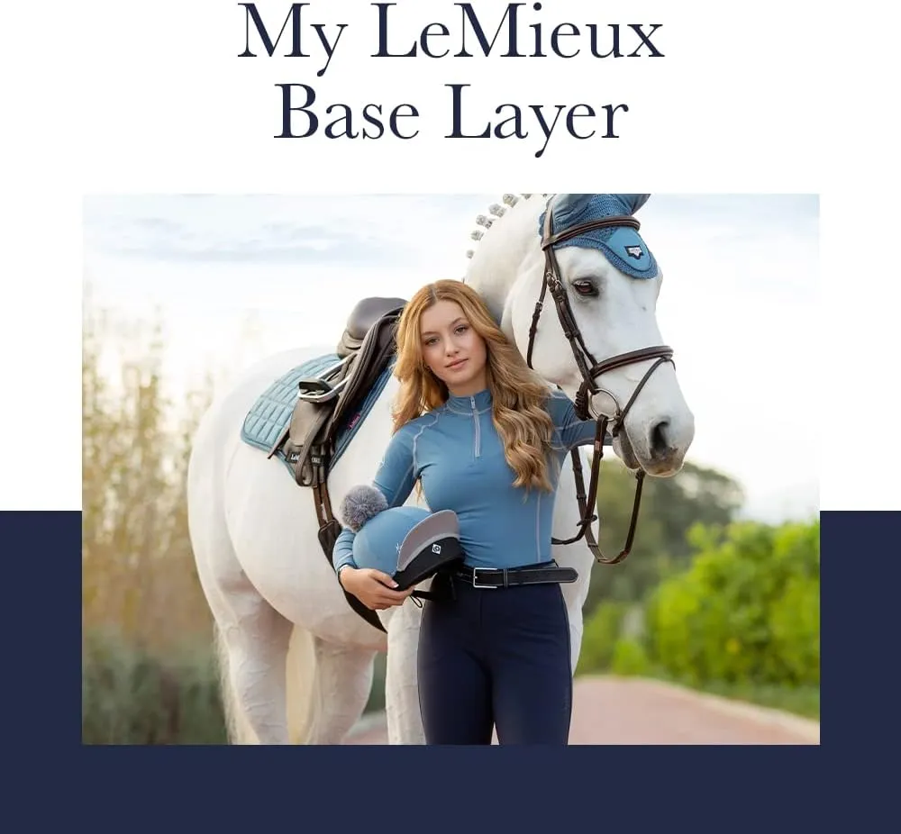 LeMieux Women’s Base Layer Top - Athletic Thermal Shirts - Equestrian Apparel & Gear for Horseback Riding