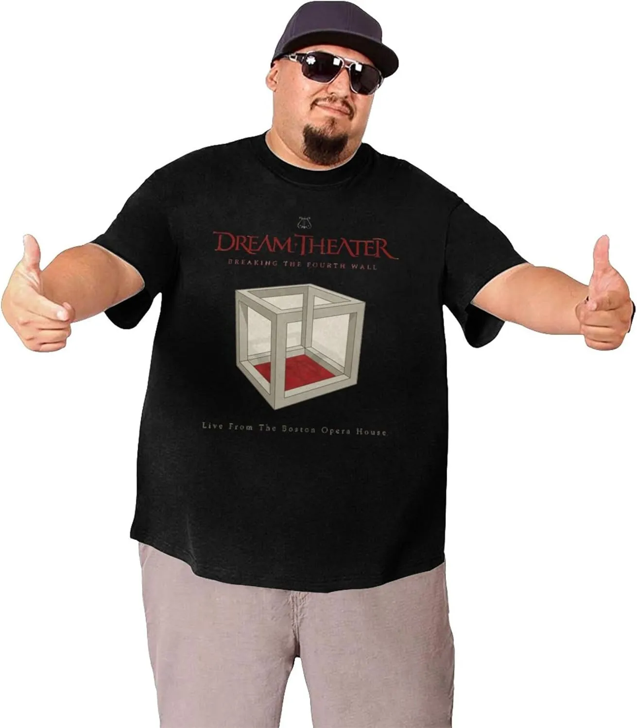 Men's Short Sleeve Big and Tall T Shirts Soft Cotton Crewneck Plus Size Casual Tees Black