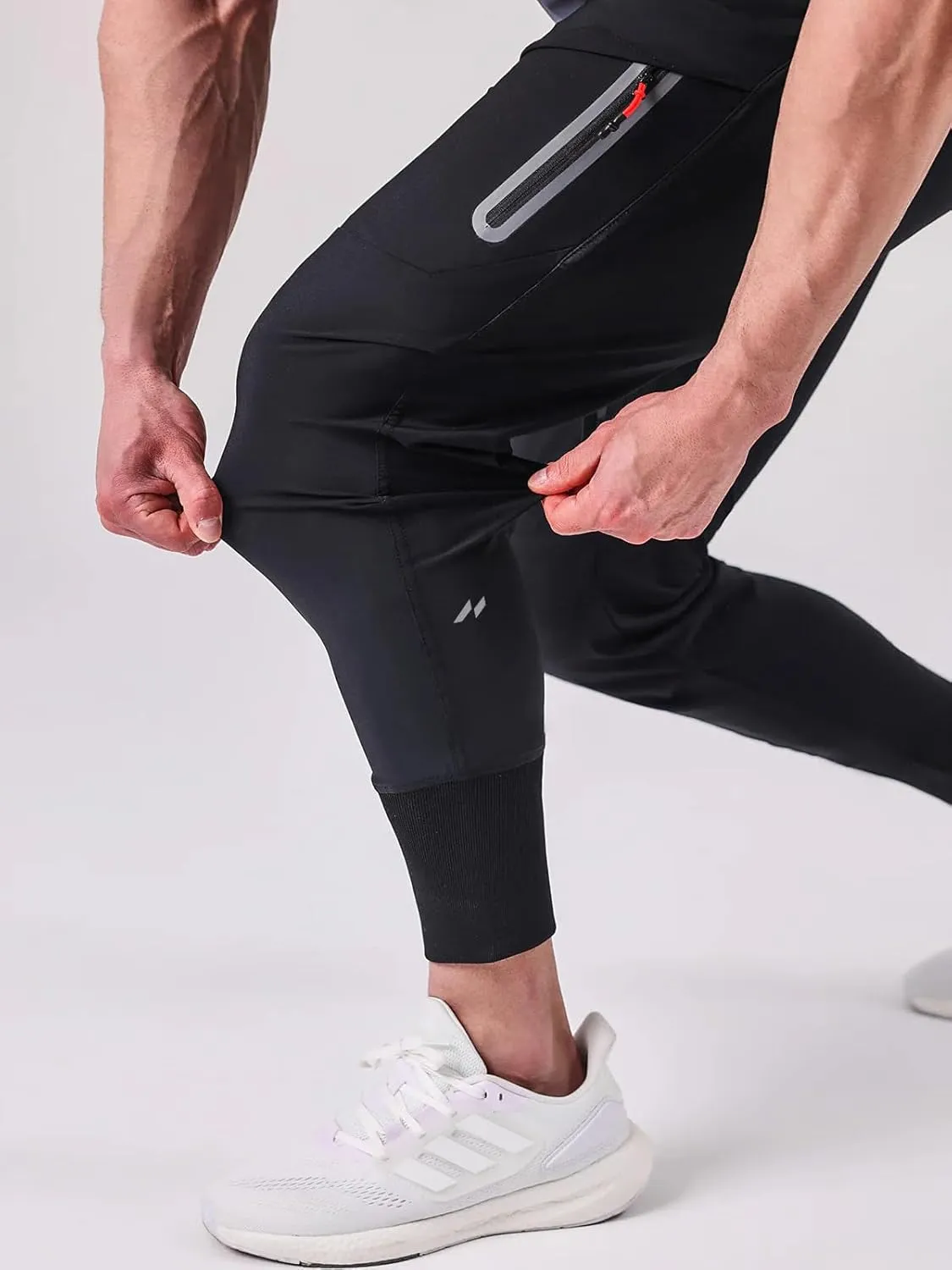 Men's Sweatpants Stay Cool High Rib Cargo Jogger Athletic Pants Fitness Running