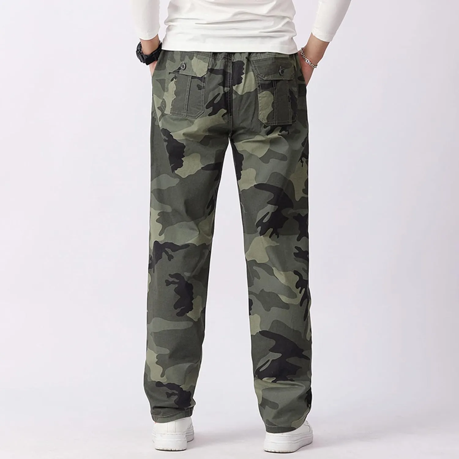 Mens Sweatpants with Pockets Big and Tall Jogger Sweatpants Motocross Dirt Bike Jogger Elastic Waist Pants Men's Camo