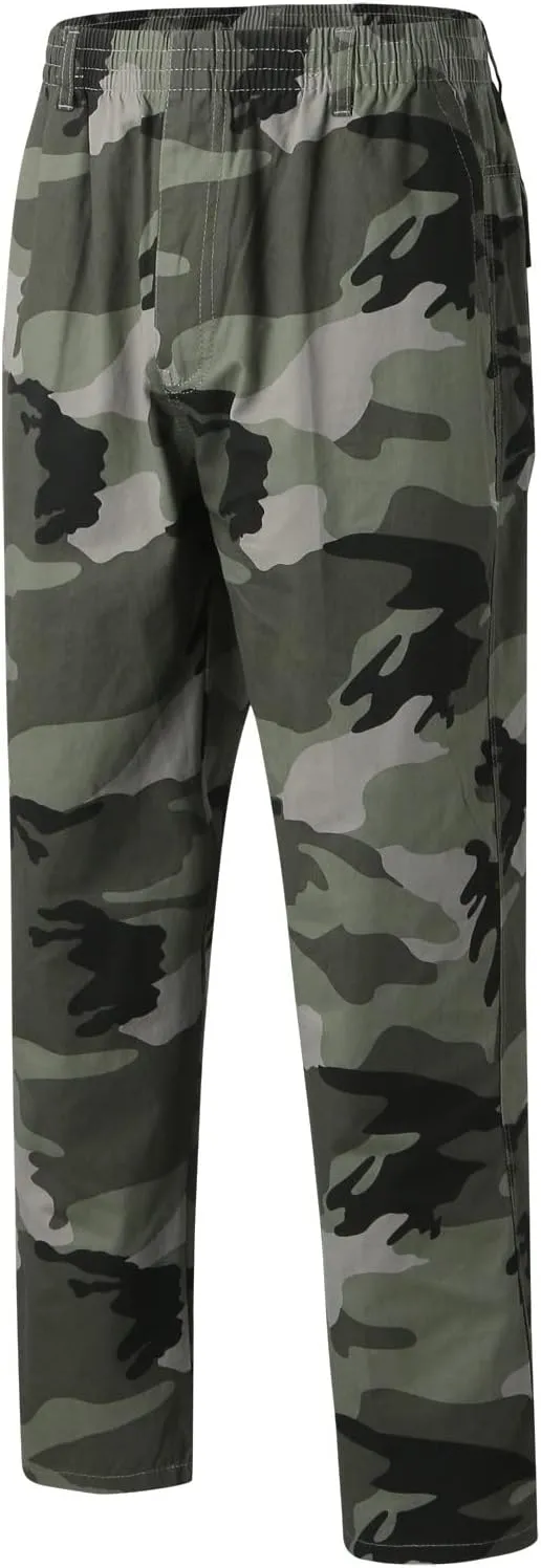 Mens Sweatpants with Pockets Big and Tall Jogger Sweatpants Motocross Dirt Bike Jogger Elastic Waist Pants Men's Camo