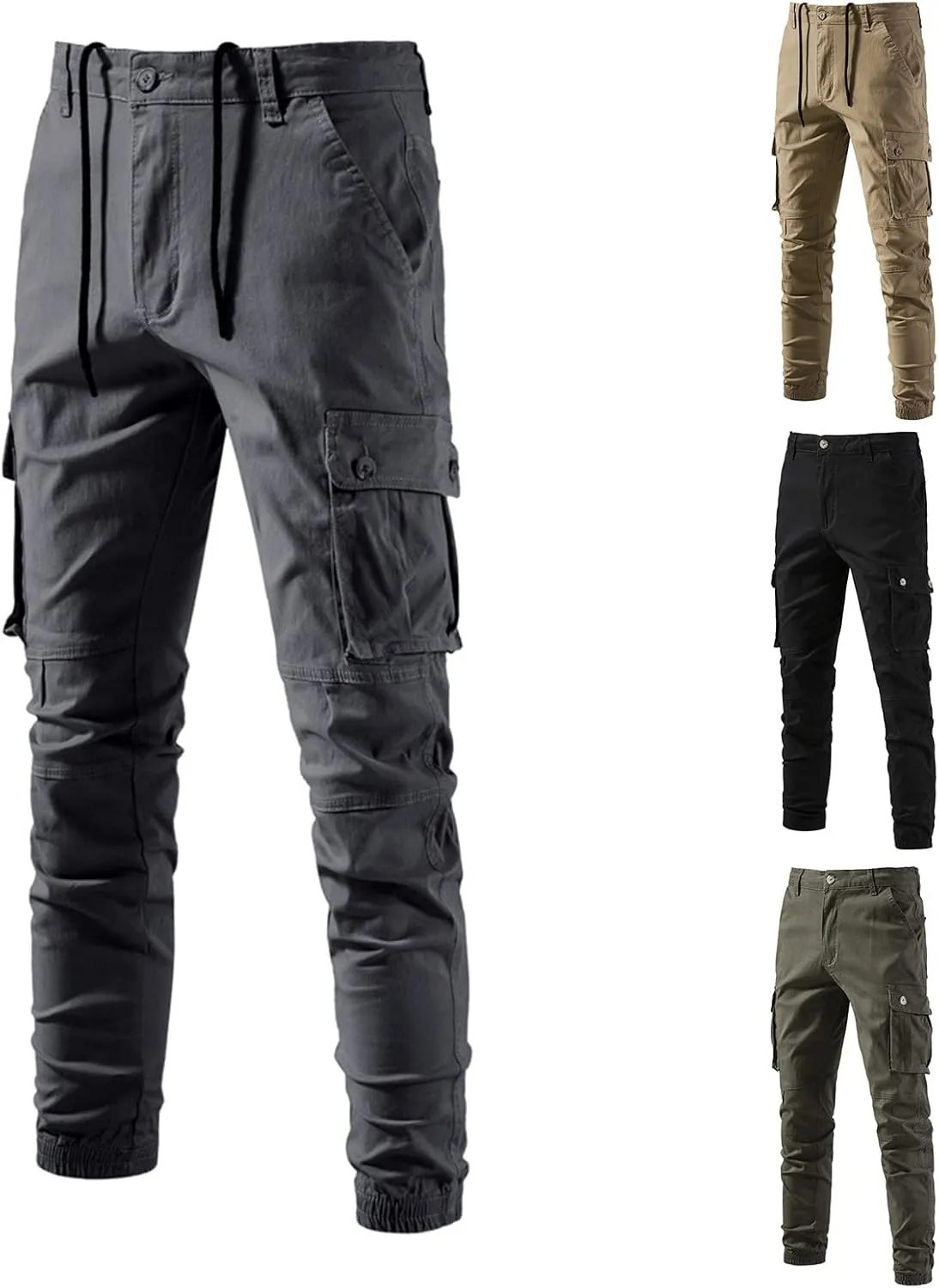 Mens Sweatpants with Pockets Big and Tall Sherpa Fleece Lined Sweatpants Thicken Active Jogging Workout Trousers Casual