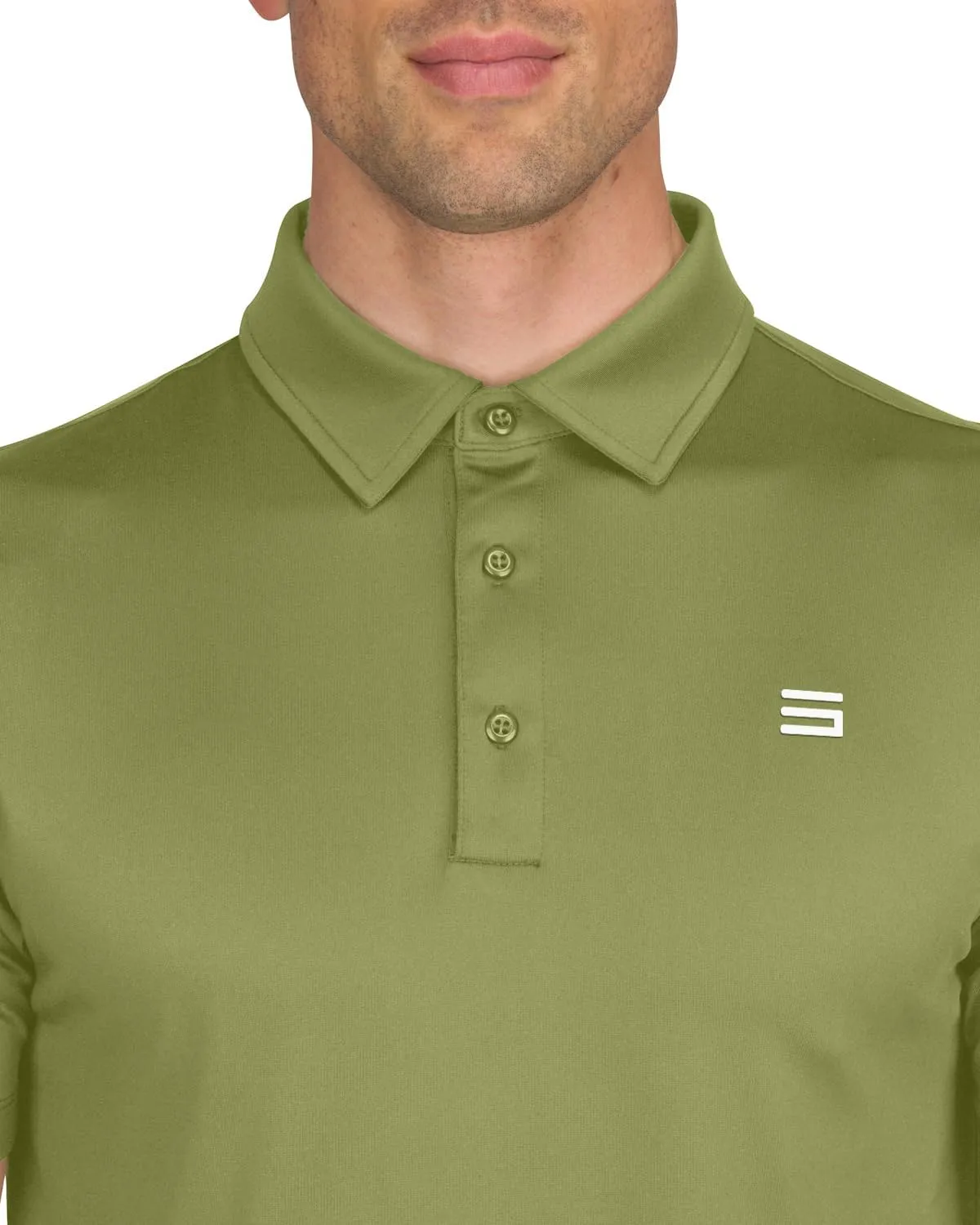 Men’s Untucked Golf Polo Shirts - The Perfect Length, Quick Dry, 4-Way Stretch Fabric. Moisture Wicking, UPF 50  Protection