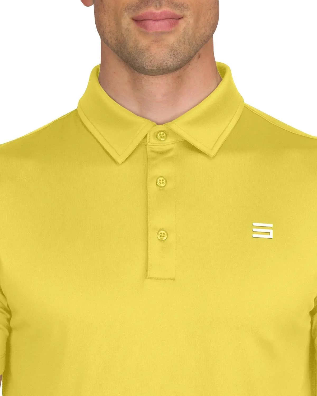 Men’s Untucked Golf Polo Shirts - The Perfect Length, Quick Dry, 4-Way Stretch Fabric. Moisture Wicking, UPF 50  Protection