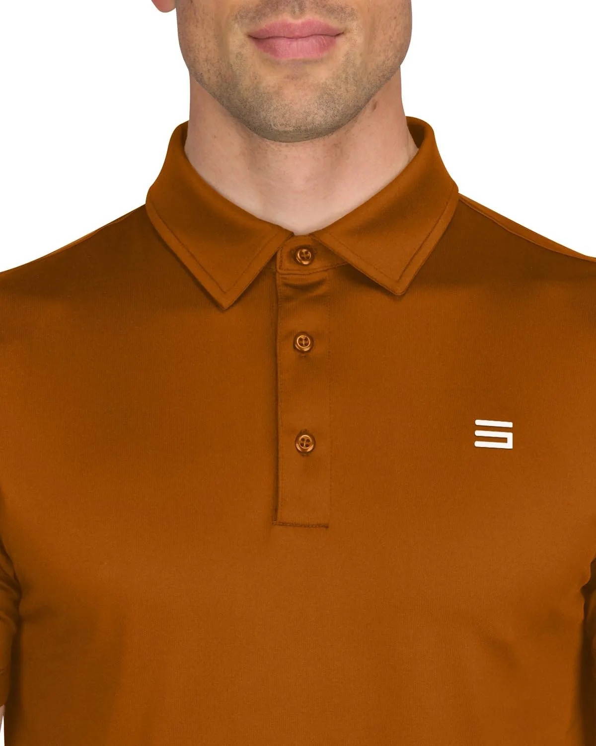 Men’s Untucked Golf Polo Shirts - The Perfect Length, Quick Dry, 4-Way Stretch Fabric. Moisture Wicking, UPF 50  Protection